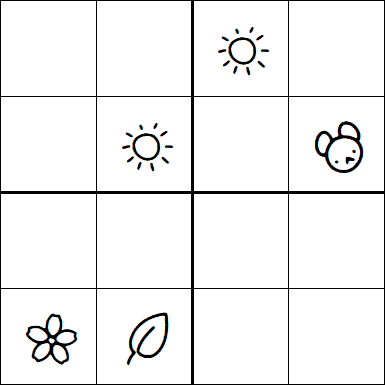 Kids Sudoku 4x4 - Medio