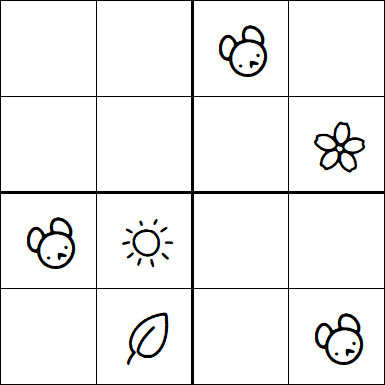 Kids Sudoku 4x4 - Medio