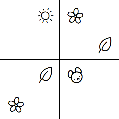 Kids Sudoku 4x4 - Moyen