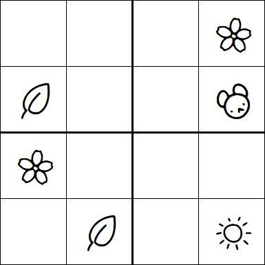 Kids Sudoku 4x4 - Medio