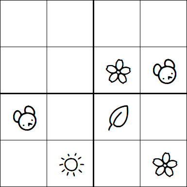 Kids Sudoku 4x4 - Medium