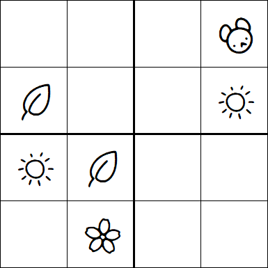 Kids Sudoku 4x4 - Medium