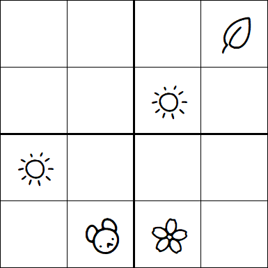 Kids Sudoku 4x4 - Medium