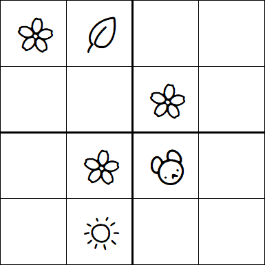 Kids Sudoku 4x4 - Medium