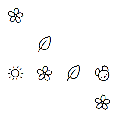 Kids Sudoku 4x4 - Medium