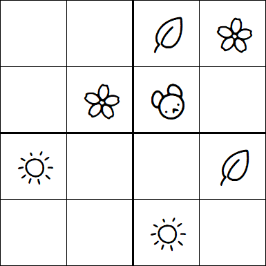 Kids Sudoku 4x4 - Medio