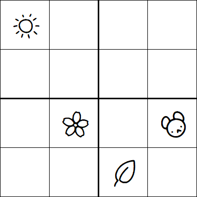 Kids Sudoku 4x4 - Medio