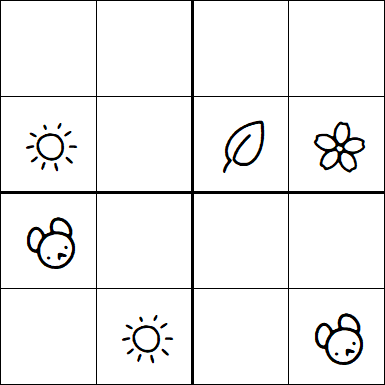 Kids Sudoku 4x4 - Medio
