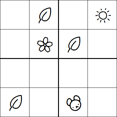 Kids Sudoku 4x4 - Medio