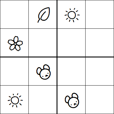 Kids Sudoku 4x4 - Medio