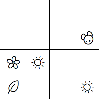 Kids Sudoku 4x4 - Moyen