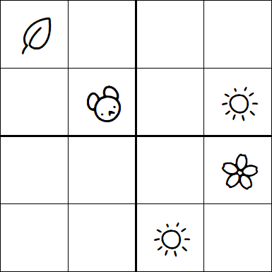 Kids Sudoku 4x4 - Moyen