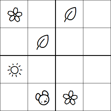 Kids Sudoku 4x4 - Medio