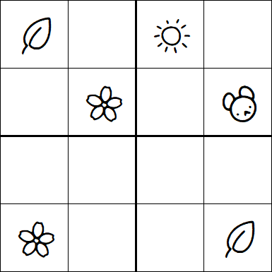 Kids Sudoku 4x4 - Medio