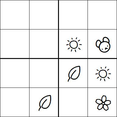 Kids Sudoku 4x4 - Medio