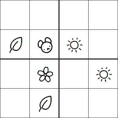 Kids Sudoku 4x4 - Medio