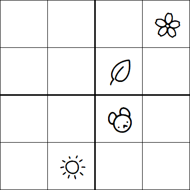 Kids Sudoku 4x4 - Medio