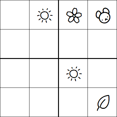 Kids Sudoku 4x4 - Medio