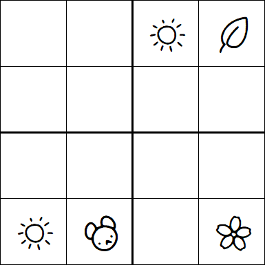 Kids Sudoku 4x4 - Medio