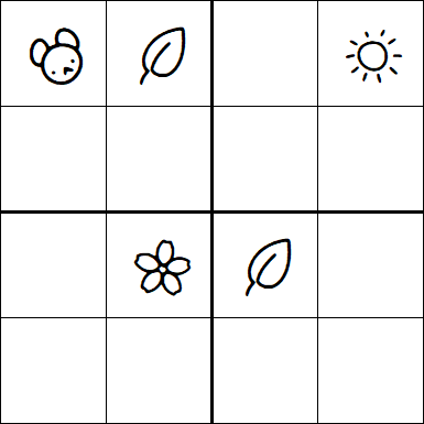 Kids Sudoku 4x4 - Medio