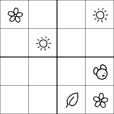 Kids Sudoku 4x4 - Medio