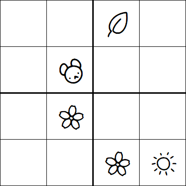 Kids Sudoku 4x4 - Medio