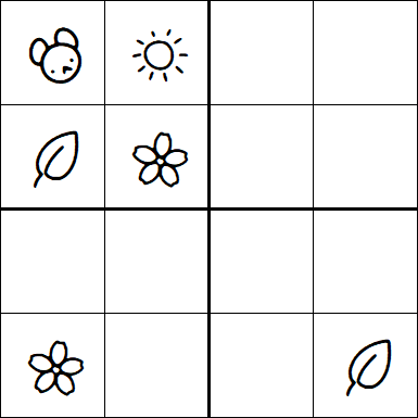 Kids Sudoku 4x4 - Medio
