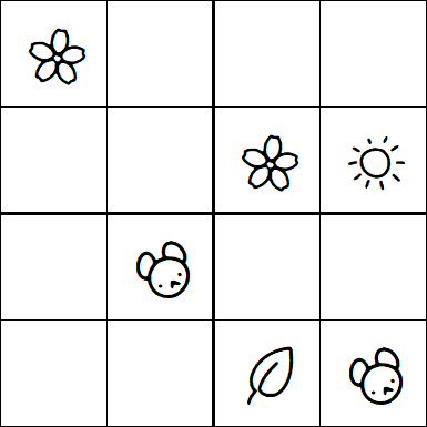Kids Sudoku 4x4 - Medio