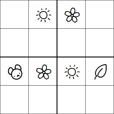 Kids Sudoku 4x4 - Medio