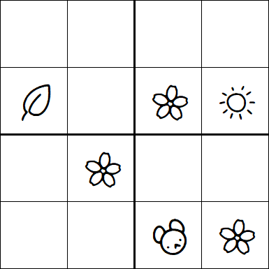 Kids Sudoku 4x4 - Medio