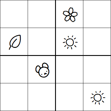 Kids Sudoku 4x4 - Medio