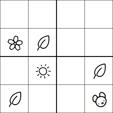 Kids Sudoku 4x4 - Medio