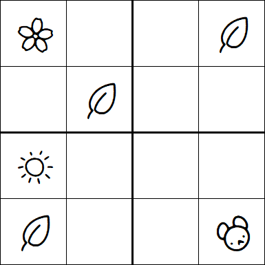 Kids Sudoku 4x4 - Medio