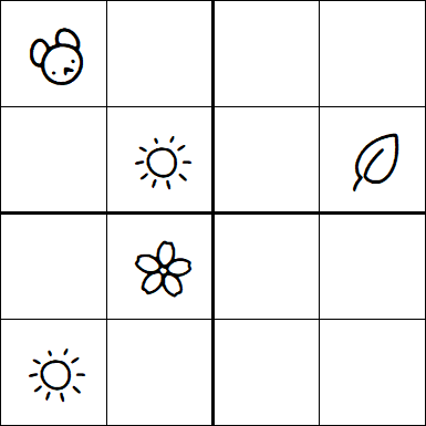 Kids Sudoku 4x4 - Medio