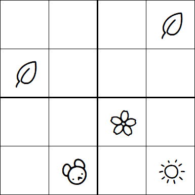 Kids Sudoku 4x4 - Medio