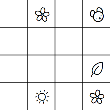 Kids Sudoku 4x4 - Medio