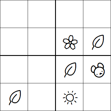 Kids Sudoku 4x4 - Medio