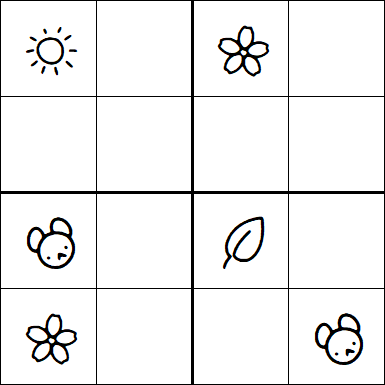 Kids Sudoku 4x4 - Medio