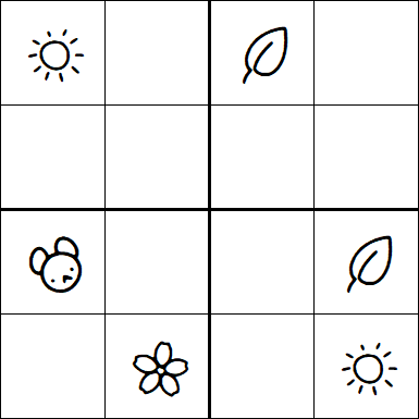 Kids Sudoku 4x4 - Medio