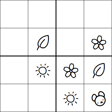 Kids Sudoku 4x4 - Medio