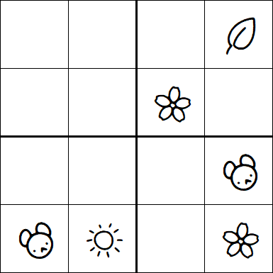 Kids Sudoku 4x4 - Medio