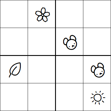 Kids Sudoku 4x4 - Medio