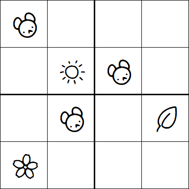 Kids Sudoku 4x4 - Medio