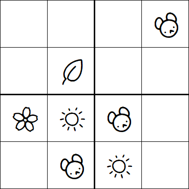 Kids Sudoku 4x4 - Medio