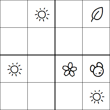 Kids Sudoku 4x4 - Medio