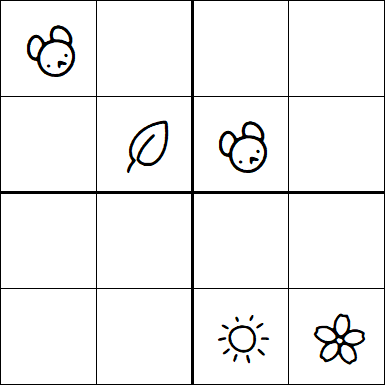 Kids Sudoku 4x4 - Medio