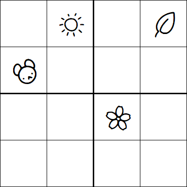 Kids Sudoku 4x4 - Medio