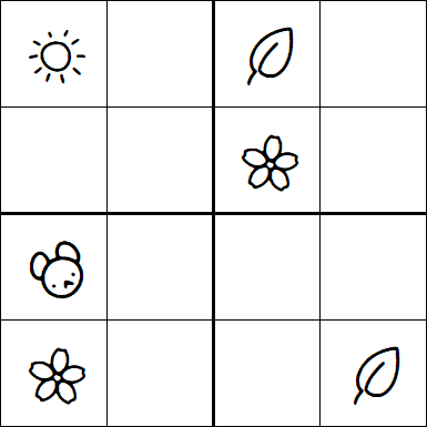 Kids Sudoku 4x4 - Medio
