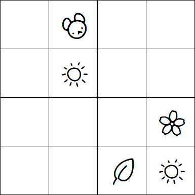 Kids Sudoku 4x4 - Medio