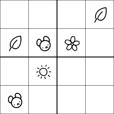 Kids Sudoku 4x4 - Medio